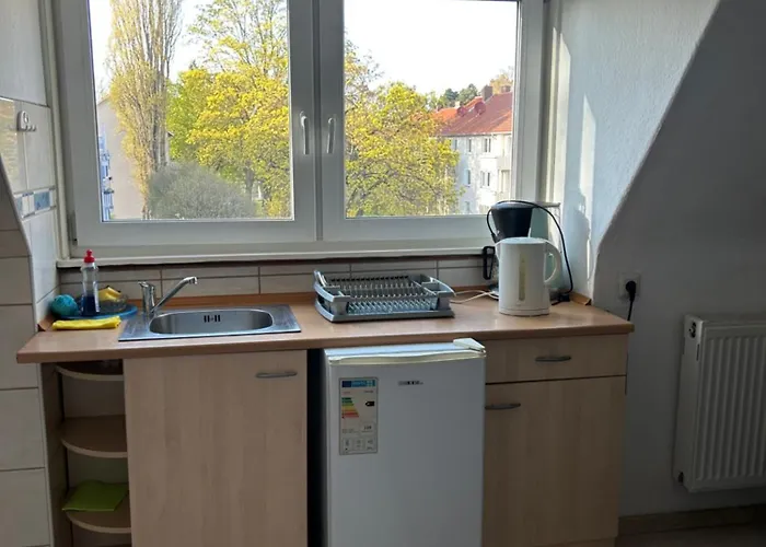 Messe-wohnung Mit Balkon Lejlighed *
